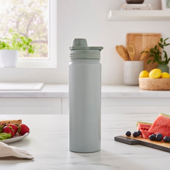 Water Bottle with Removable Straw 650ml