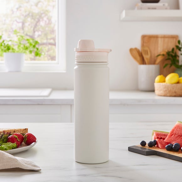 Water Bottle with Removable Straw 650ml