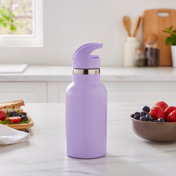 Water Bottle with Straw 350ml