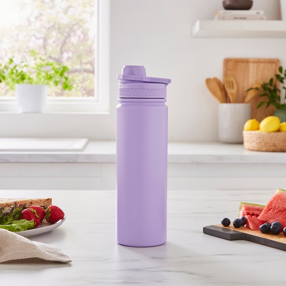 Water Bottle with Removable Straw 650ml