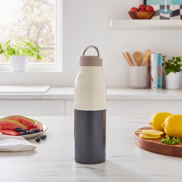 Monochrome Two Tone Water Bottle, 500ml