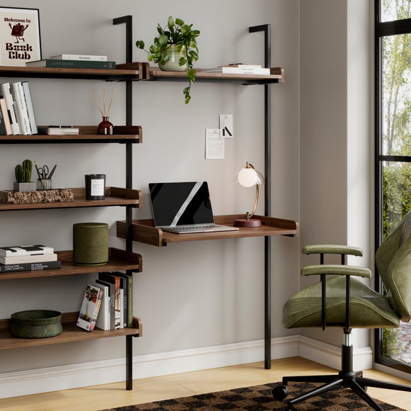 View Flynn Modular Shelving Desk View Flynn Modular Shelving Desk