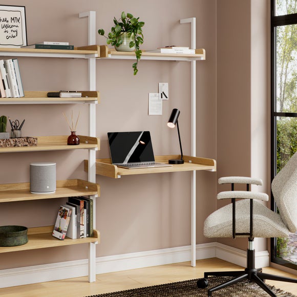 View Flynn Modular Shelving Desk View Flynn Modular Shelving Desk
