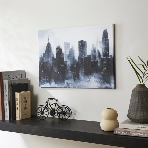 Click to view product details and reviews for Greyscale Cityscape Canvas.