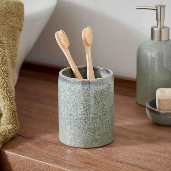 Reactive Glaze Toothbrush Holder
