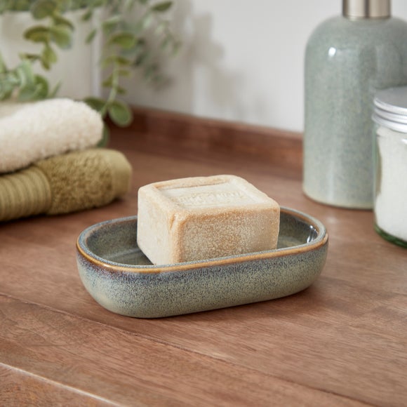 Reactive Glaze Soap Dish