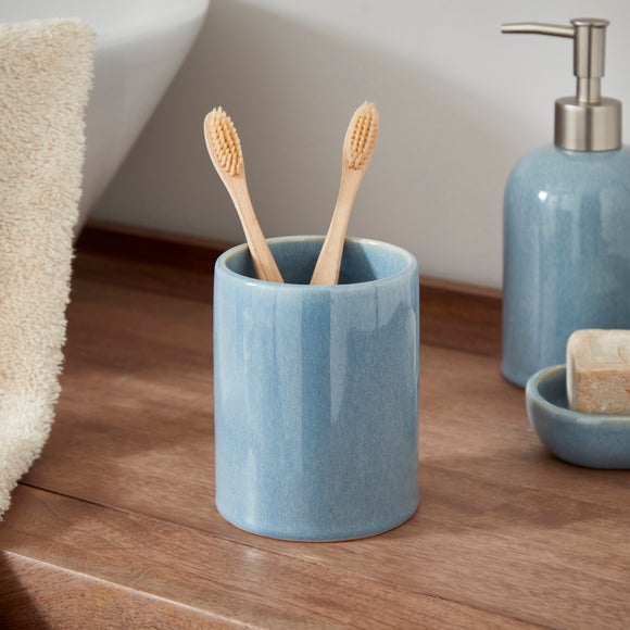 View Reactive Glaze Toothbrush Holder View Reactive Glaze Toothbrush Holder