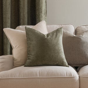 Chenille Square Cushion
