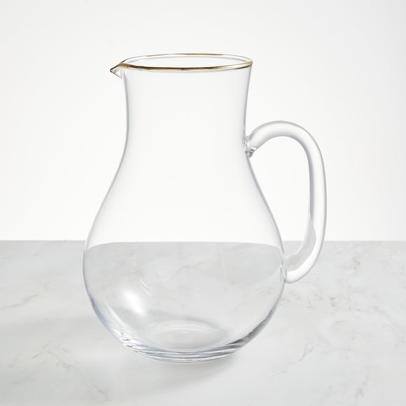 Click to view product details and reviews for Gold Band Glass Jug 2l.