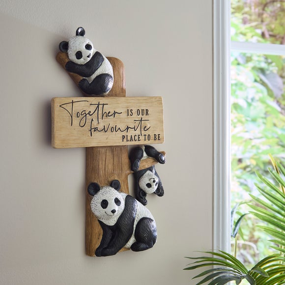 Pablo Panda Together Wall Plaque