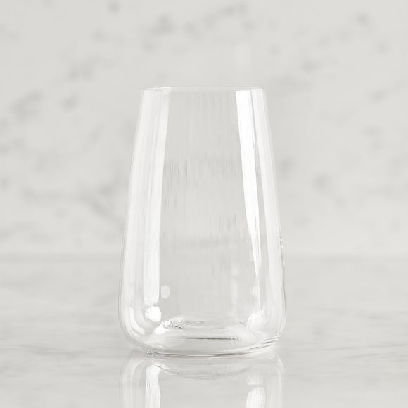 Brooke Set of 4 Ribbed Concave Highball Glasses
