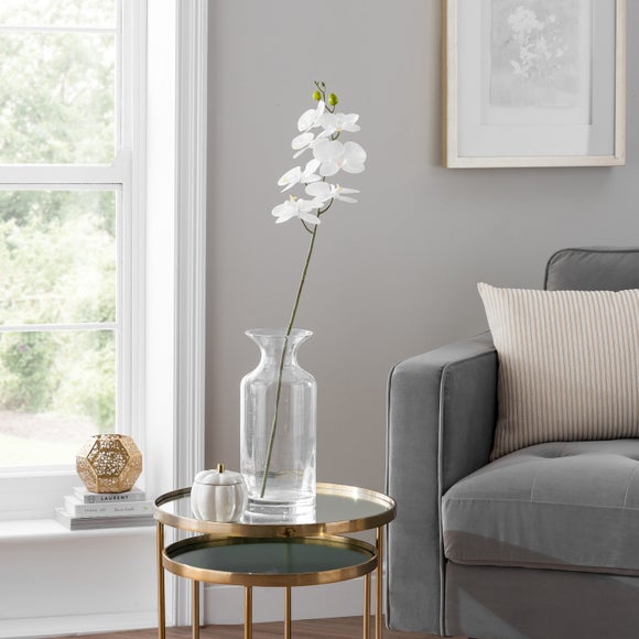 Artificial White Orchid Stem