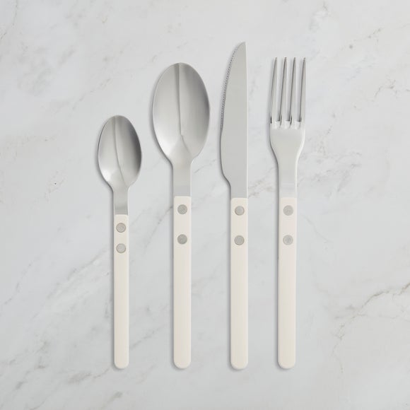 Bistro Cream 16 Piece Cutlery Set