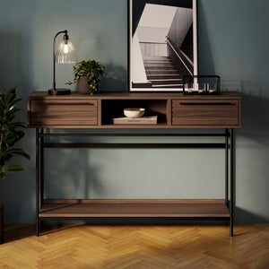 Bryant Extra Wide Console Table- Mango Wood Effect