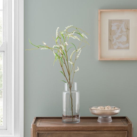 Artificial Cream Foxtail Grass Spray