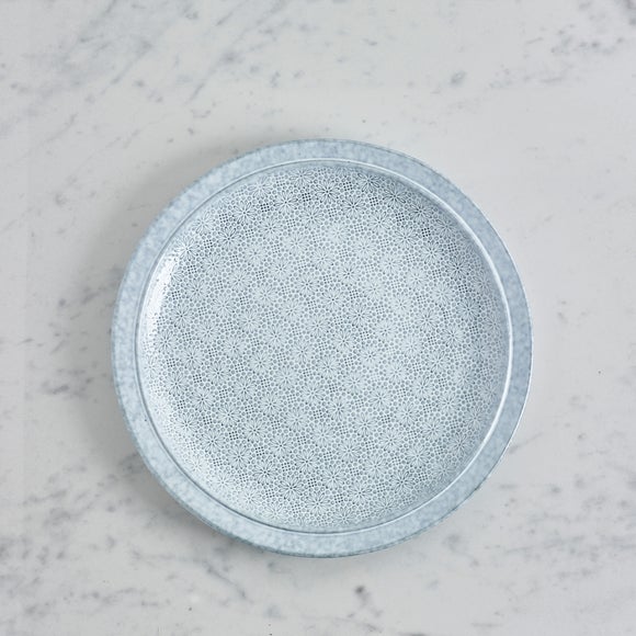 Francesca Floral Embossed Dinner Plate