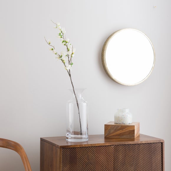 Artificial White Gem Magnolia Branch