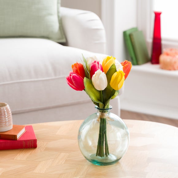 Artificial Multicoloured Tulip Bundle