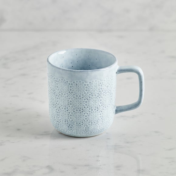 Francesca Floral Embossed Mug