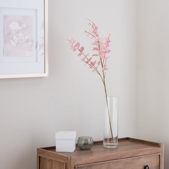 Artificial Pink Eucalyptus Spray