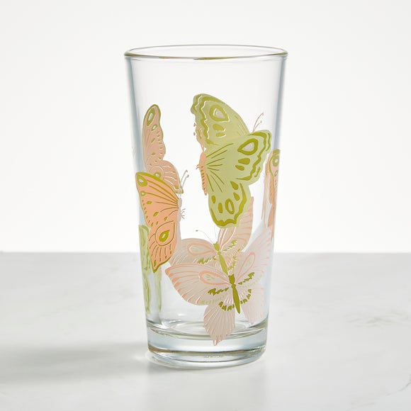 Butterfly Highball Glass