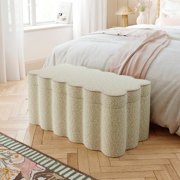 Click to view product details and reviews for Wavie Tonal Boucle Storage Ottoman. Click to view product details and reviews for Wavie Tonal Boucle Storage Ottoman.
