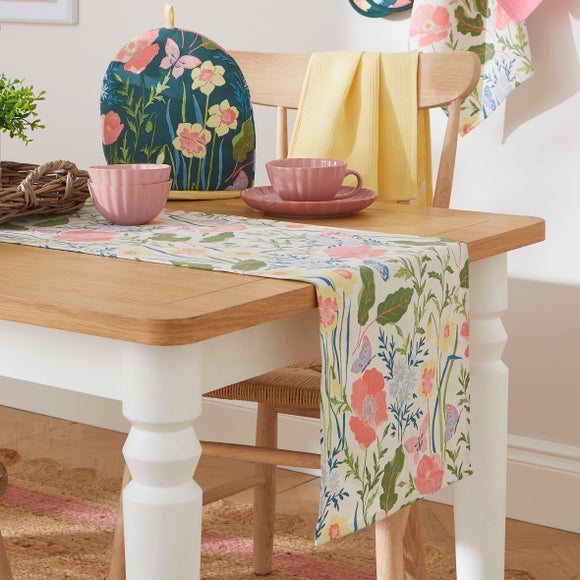 Spring Floral Table Runner