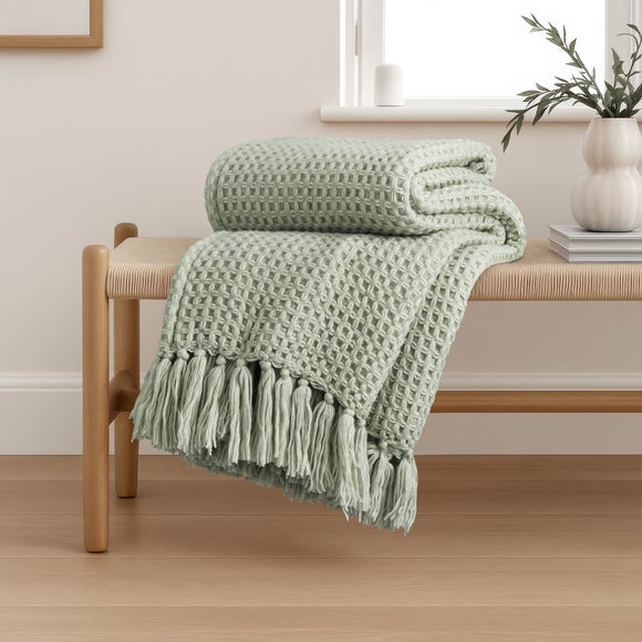 Chunky Waffle Throw