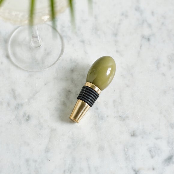 Olive Bottle Stopper