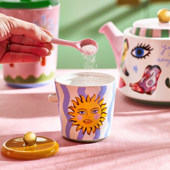 View Eleanor Bowmer Sugar Jar & Spoon Set View Eleanor Bowmer Sugar Jar & Spoon Set