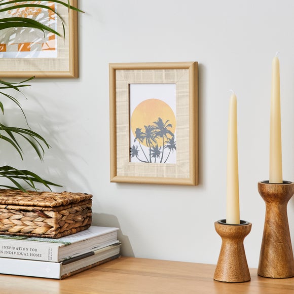 Rattan Effect Photo Frame