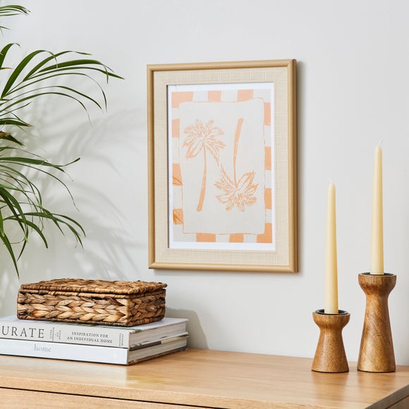 Rattan Effect Photo Frame