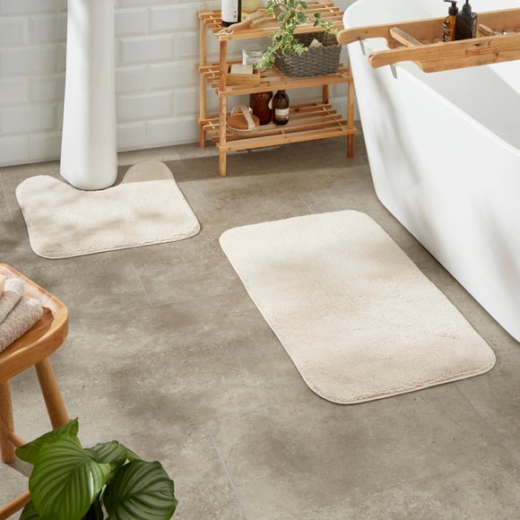 Ultra Soft Bath Mat and Pedestal Mat Set