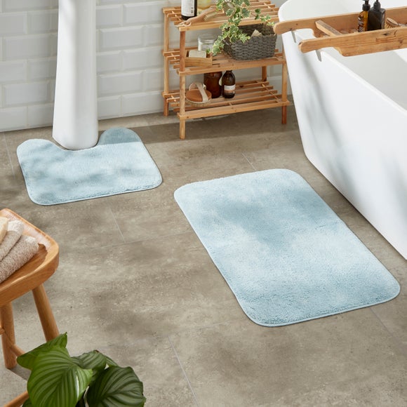 Ultra Soft Bath Mat and Pedestal Mat Set
