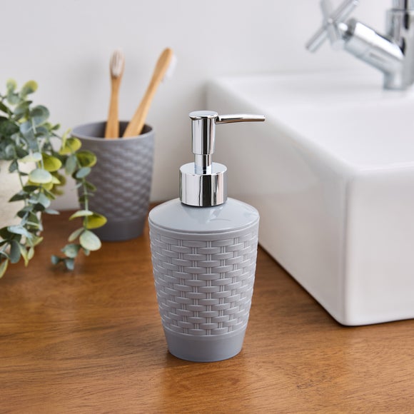 Rattan Effect Soap Dispenser