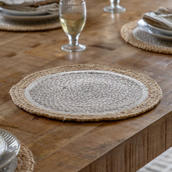 Cedar & Sage Pack Of 4 Boho Weave Placemats