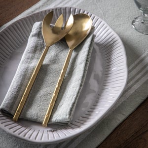 Cedar & Sage Pack Of 4 Ridged Side Plates