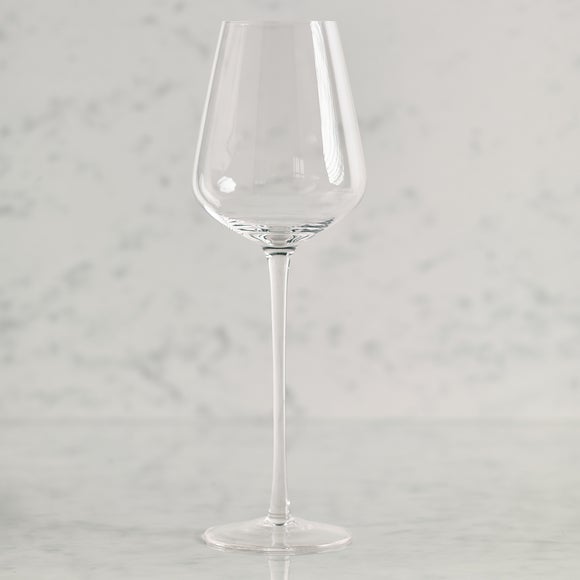 Elle Set of 4 Refined Tall Stem White Wine Glasses