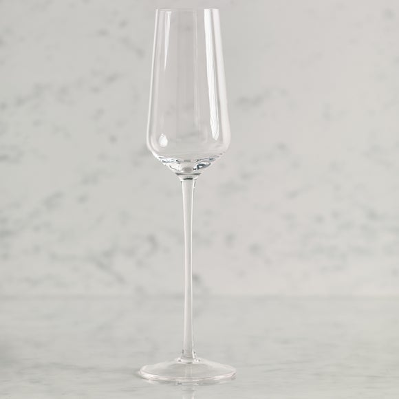 Elle Set of 4 Refined Tall Stem Champagne Flutes