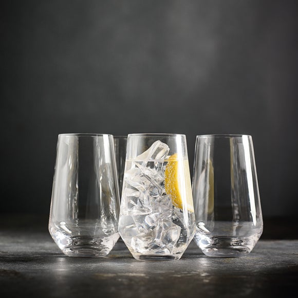 Elle Set of 4 Refined Highball Glasses