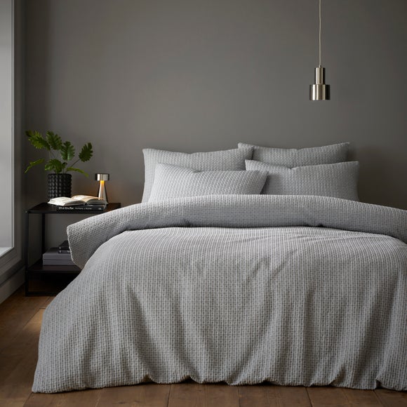 View Mason Geo Jacquard Duvet Cover & Pillowcase Set View Mason Geo Jacquard Duvet Cover & Pillowcase Set