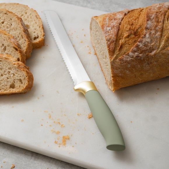 Timeless Sage Bread Knife