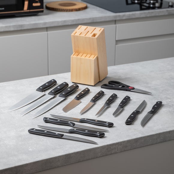 Set of 15 Knife Block