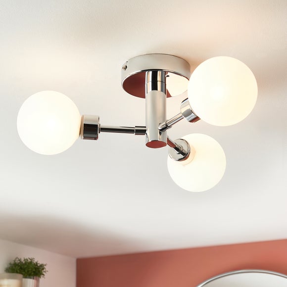 Sfera Mid Century 3 Light Ceiling Light