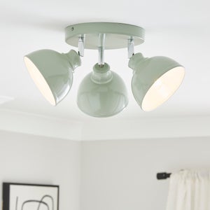Galley 3 Light Adjustable Semi Flush Spotlight