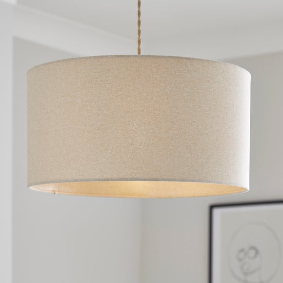 Luna Shallow Drum Lamp Shade
