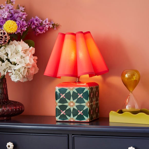 Click to view product details and reviews for Sophie Robinson Moroccan Star Ceramic Table Lamp.