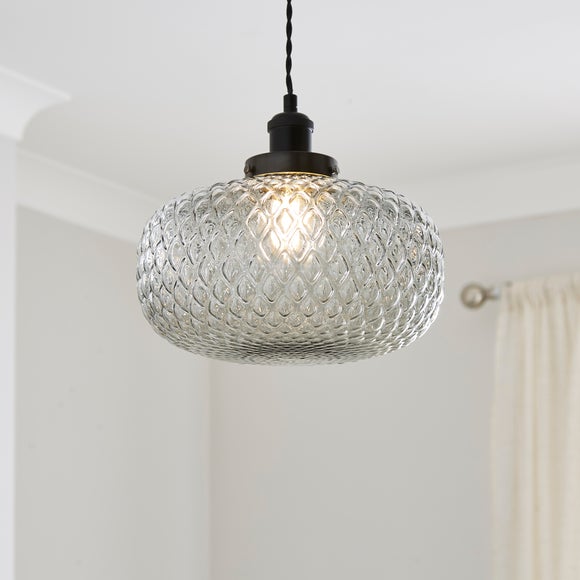 Silas Embossed Easy Fit Pendant Shade