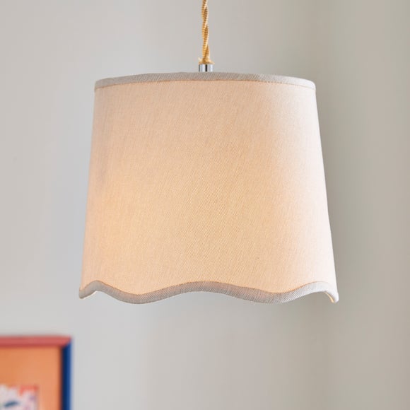 Scalloped Edge Lamp Shade