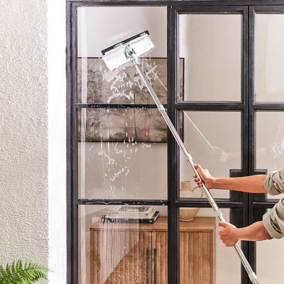 View Adjustable Long Handle Window Cleaning Kit View Adjustable Long Handle Window Cleaning Kit